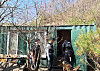 The Gangwon Provincial Police Agency's special operations unit searches the house of a person suspected of making guns. [GANGWON PROVINCIAL POLICE AGENCY]