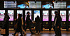 Moviegoers purchase tickets at a theater in central Seoul on Feb. 19, 2025. [YONHAP]