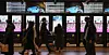 Moviegoers purchase tickets at a theater in central Seoul on Feb. 19, 2025. [YONHAP]