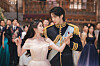A scene from the sixth episode of the MBC drama 'Perfect Crown', where characters Seong Hui-ju and Grand Prince Lee An attend a waltz during the second act of a royal banquet, an exclusive gathering of high-ranking political and business elites. [MBC]