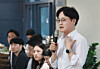 Industry Minister Kim Jung-kwan speaks at a press event to commemorate one-year anniversary of Lee Jae Myung administration in Sejong on May 27. [INDUSTRY MINISTRY]
