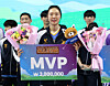 Volleyball player Yang Hyo-jin is named MVP of the January All-Star Game. [YONHAP]