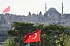 A Turkish flag is seen in Istanbul, Turkey, on June 1, 2025. [AP/YONHAP]