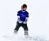 Lee Je-hyuk celebrates after winning a bronze medal in the men's snowboard event at the 2026 Milan-Cortina Winter Paralympics in Italy on March 8. [NEWS1]