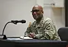USFK Commander Gen. Xavier Brunson speaks in a press conference at Camp Humphreys in Pyeongtaek, some 60 kilometers south of Seoul, on Aug. 10, 2025. [USFK]