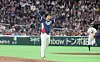 Moon Bo-gyeong of Korea celebrates after winning Australia in a Pool C game at the World Baseball Classic at Tokyo Dome in Japan on March 9. [YONHAP]
