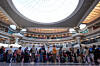 People wait in a TSA line at the Hartsfield-Jackson Atlanta International Airport on March 23 in Atlanta. [AP/YONHAP]