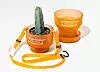 A 'Morning Yellow'-colored hanging plant pot by Sunday Planet 47 [SEOUL METROPOLITAN GOVERNMENT]