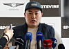 Choi Ji-man interviews with Korean reporters at the Incheon International Airport in 2023 [NEWS1]