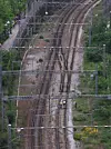Some railways are closed after the Seosomun Overpass collapsed in Seodaemun District, western Seoul, on May 26. [NEWS1]