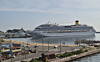 The Costa Serena cruise ship is anchored at Sokcho Port in Gangwon on May 12. [YONHAP]