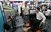 On Sept. 12, 2024, a visitor tries a wheelchair racing game at the inaugural Korea Social Value Festa held at COEX in Gangnam District, Seoul. The event brings together the government, private sector, academia and businesses to showcase efforts to address social issues and explore better solutions. [NEWS1]