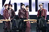 Boy band AND2BLE performs ″Curious,″ the lead track of its first EP ″Sequence 01: Curiosity,″ during its debut showcase held at Blue Square Woori WON Banking Hall in Yongsan District, central Seoul, on May 26. [DANIELA GONZALEZ PEREZ]