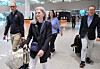 A U.S. delegation led by U.S. Under Secretary of State for Political Affairs Allison Hooker, second from left, arrives at Terminal 2 of Incheon International Airport on June 1. [NEWS1]