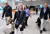 A U.S. delegation led by U.S. Under Secretary of State for Political Affairs Allison Hooker, second from left, arrives at Terminal 2 of Incheon International Airport on June 1. [NEWS1]