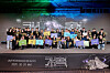 Startups that participated in the Chung Ju-yung Startup Competition Demo Day pose for a group photo on Oct. 29, 2025. [ASAN NANUM FOUNDATION]
