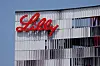 The Eli Lilly logo on one of the company's offices in San Diego, California, on Sept. 17, 2020 [REUTERS/YONHAP]