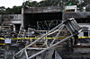 A Hanwha Aerospace Daejeon facility is seen burned down due to a fire on June 1. [YONHAP]