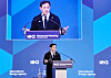 Korea Zinc Chairman Choi Yun-birm speaks during a session at the 2026 IEA Ministerial Meeting in France on Feb. 18. [YONHAP]
