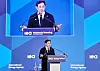 Korea Zinc Chairman Choi Yun-birm speaks during a session at the 2026 IEA Ministerial Meeting in France on Feb. 18. [YONHAP]