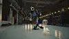 Hyundai Motor's humanoid robot Atlas performs the ″Ghost Rabona″ kick in the company's ″School of Football″ campaign, a five-part video series released ahead of the 2026 FIFA World Cup. [HYUNDAI MOTOR GROUP]