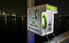 The so-called SOS lifeline phone is seen installed on a bridge over the Han River in an undated photo. [LIFE INSURANCE PHILANTHROPY FOUNDATION]