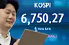 A screen in Hana Bank's trading room in central Seoul shows the Kospi opening on April 30. [NEWS1]