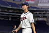 Utility player Kim Hye-seong leaves the field after finishing training at the Tokyo Dome in Tokyo on March 4. [NEWS1]