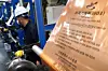 Workers are seen at a plastics factory manufacturing standard plastic garbage bags in Seo District, Incheon, on April 3. [NEWS1]