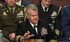 U.S. Indo-Pacific Command Commander Adm. Samuel Paparo Jr. speaks during a Senate Armed Services Committee hearing at the Capitol in Washington on April 10, 2025, in this photo captured from the committee's website. [YONHAP]