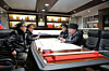 North Korean leader Kim Jong-un, right, inspects the Choe Hyon destroyer on March 3 to review combat training and assess its operational capabilities, in this photo carried by the North's official Rodong Sinmun on March 5. [NEWS1]