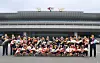Players of the Naegohyang Women’s FC, who won the recent AFC Women’s Champions League, pose for a commemorative photo in Pyongyang on May 26. [NEWS1]