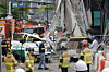 Part of the Seosomun Overpass lies on the ground after a partial collapse in Seodaemun District, western Seoul, on May 26. [NEWS1]