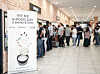 Employees line up to eat samgyetang, ginseng chicken soup, at a cafeteria at a company in Poland in 2025. [OURHOME]