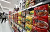 Ramyeon on display at a large supermarket in Seoul on March 25 [NEWS1]