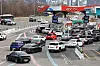 Cars line up at a gas station in Seocho District, southern Seoul, as domestic fuel prices rise following the war between the United States and Iran on March 8. [JOONGANG ILBO]