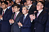 Newly appointed Bank of Korea Governor Shin Hyun-song attends an inauguration ceremony held at the Bank of Korea annex in Jung District, central Seoul, on April 21. [JOINT PRESS CORPS]