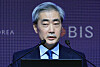 Shin Hyun-song, the head of the Monetary and Economic Department at the Bank for International Settlements, speaks at a conference held at the central bank in Seoul on Dec. 17, 2024. Shin has been tapped by President Lee Jae Myung on Sunday as the next governor to lead the Bank of Korea, [NEWS1]