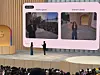 Shahram Izadi, Google’s vice president of Android XR, introduces AI-powered smart glasses developed in collaboration with Samsung Electronics during Google I/O, the company’s annual developer conference, held in Mountain View, California, on May 20, 2025. [YONHAP]