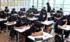 Students at a middle school in Changwon, South Gyeongsang, study in their classroom on Sept. 4, 2025. [YONHAP]