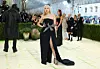 Blackpink's Rosé poses for photos at the 2026 Met Gala celebrating ″Costume Art″ at the Metropolitan Museum of Art in New York on May 4. [AFP/YONHAP]