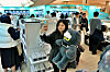 A customer takes a selfie with a ZO&FRIENDS plushie at the Zo&Friends Lucky Shop pop-up store at the Lotte World Mall in Songpa District, southern Seoul, on March 12. [LOTTE DEPARTMENT STORE]