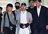 Park Wang-yeol is repatriated through Incheon International Airport on March 25. [YONHAP]