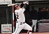 Park Byung-ho hits a two-run home run at the bottom of the eighth in a game against the NC Dinos at Suwon KT Wiz Park in Suwon, Gyeonggi, on Nov 1, 2022. [YONHAP]