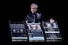 Nvidia CEO Jensen Huang delivers a speech during the Computex 2026 exhibition in Taipei, Taiwan, Monday, June 1. [AP]