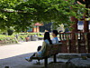 Participants are on a date at a temple through a matchmaking program organized by the Korean Buddhist Foundation For Social Welfare. [KOREAN BUDDHIST FOUNDATION FOR SOCIAL WELFARE]