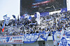 Suwon Samsung Bluewings supporters throw toilet paper during a match against Paju Frontier FC at Paju Stadium in Paju, Gyeonggi on March 7. [NEWS1]