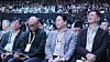 SK Chairman Chey Tae-won, third from left, participates in Nvidia's GTC event in Taipei, Taiwan on June 1. [SK HYNIX]
