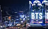 Spectators fill streets of the Gwanghwamun Square and nearby areas in central Seoul as K-pop boy band BTS performs to mark their return after four-year hiatus on March 21. [NEWS1]