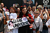 Fans gather at Estadio GNP Seguros in Mexico City for a concert by Korean boy group BTS on May 7. [REUTERS/YONHAP]